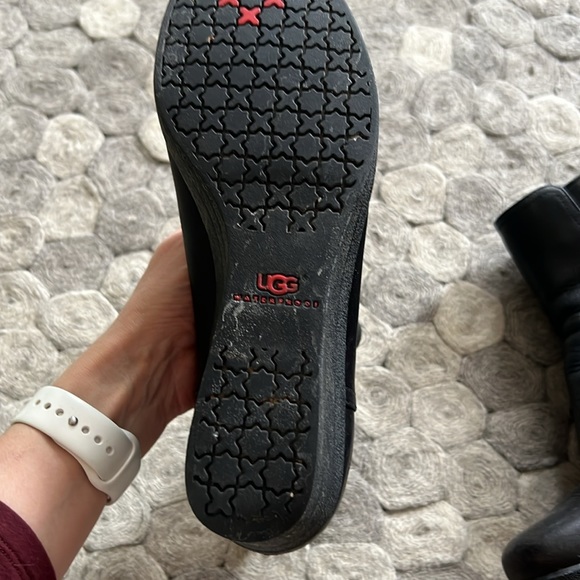 Ugg black platform waterproof winter boots. Gently used condition. - Picture 10 of 10